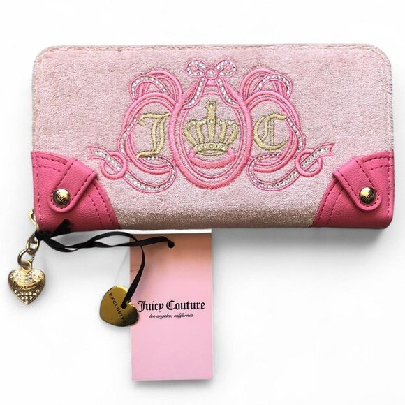 Juicy Couture Lovers Club Zip Wallet - Picture 1 of 7